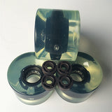 CHI YUAN 1Set (4 pcs) Blank Pro 60 x 45mm Cuiser LED LIGHT UP Wheels fits 22"