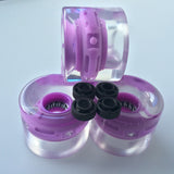 1Set (4 pcs) Blank Pro LED LIGHT UP Cuiser Wheels Flashing 60 x 45 mm Fits 22 Inch