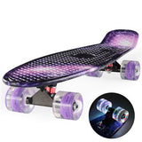 CHI YUAN 27 inch Cruiser Skateboard Graphic Series Galaxy Starry Floral