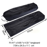 Longboard Carry Bag Backpack Carrier for 41" x 9.65 "x 4.33 "