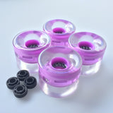 1Set (4 pcs) Blank Pro LED LIGHT UP Cuiser Wheels Flashing 60 x 45 mm Fits 22 Inch