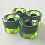 1Set (4 pcs) Blank Pro 60 X 45 mm Pu Wheels Fit  Mini Cruiser Skateboard