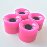 1Set (4 pcs) Blank Pro 60 X 45 mm Pu Wheels Fit  Mini Cruiser Skateboard