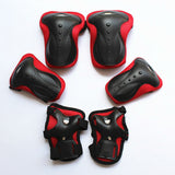 1Set Wrist Support Protection riding biking skating Knee pads & Elbow pads set 6 in 1,for Adults sports safety